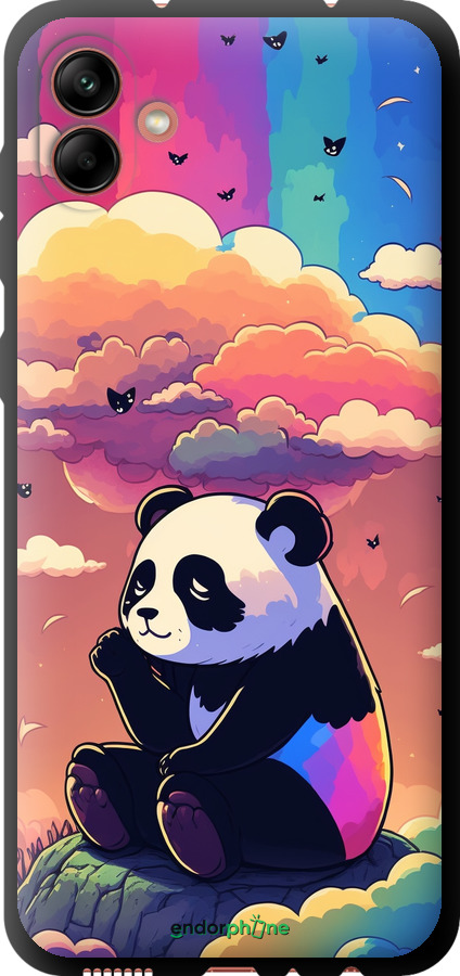 TPU чехол Панда в облаках для Samsung Galaxy A04 A045F - 5585b-2831 изображение 