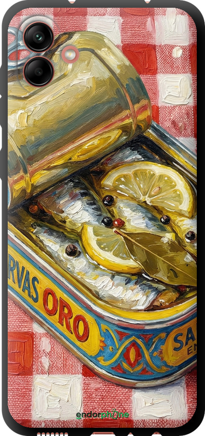 TPU чехол Vintage Sardine Tin Phone для Samsung Galaxy A04 A045F - 6772b-2831 изображение 