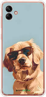 Силикон с усиленными углами чехол Пес в очках для Samsung Galaxy A04 A045F - 6381sp-2831 изображение 