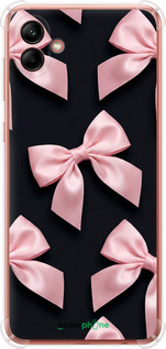 Силикон с усиленными углами чехол Coquette Ribbons Dark Coquette для Samsung Galaxy A04 A045F - 6767sp-2831 изображение 