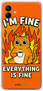 Силикон с усиленными углами чехол Funny Cat для Samsung Galaxy A04 A045F - 6786sp-2831 изображение 