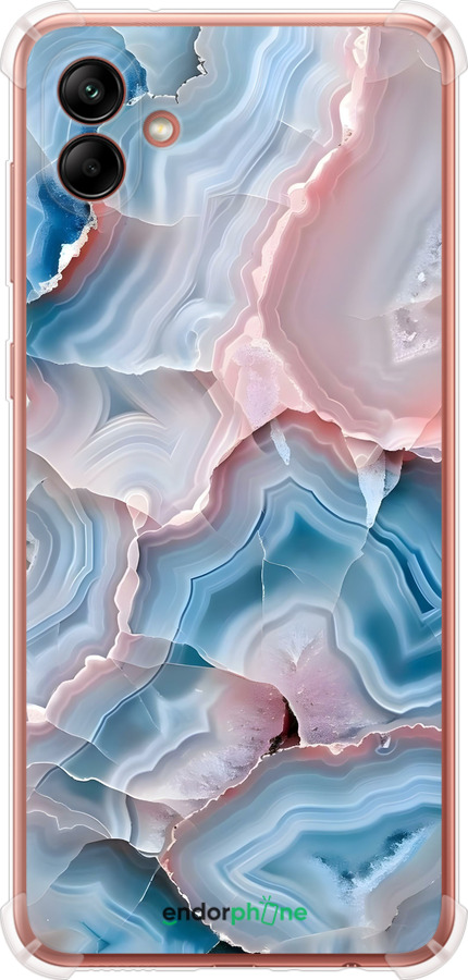 Силіконовий протиударний с посиленими кутами чехол Мрамор для Samsung Galaxy A04 A045F - 6306sp-2831 изображение 