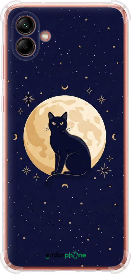 Силикон с усиленными углами чехол Cute Cat Celestial/Witchy для Samsung Galaxy A04 A045F - 6787sp-2831 изображение 