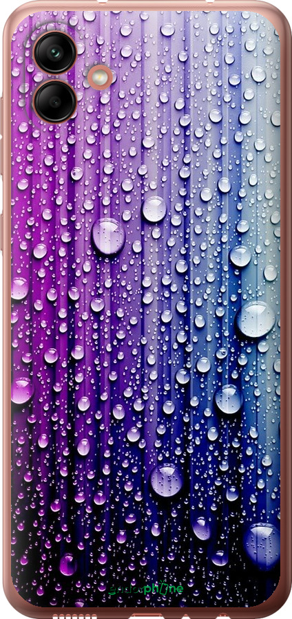 

Силіконовий чохол "Краплини води" для Samsung Galaxy A04 A045F, Синій