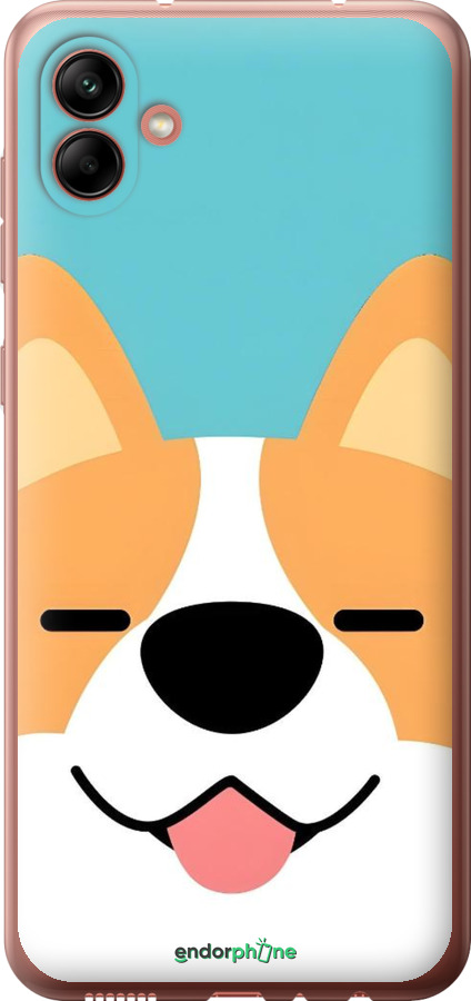 Силіконовий чехол Корги для Samsung Galaxy A04 A045F - 6280u-2831 изображение 