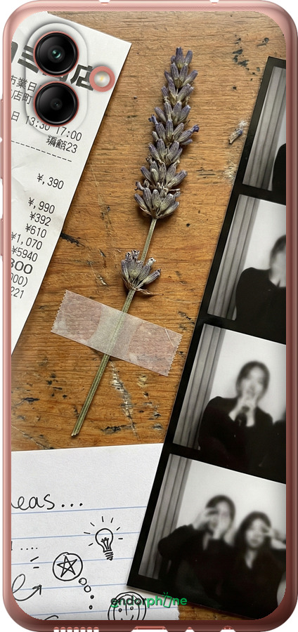 Силиконовый чехол Aesthetic Scrapbook Collage для Samsung Galaxy A04 A045F - 6773u-2831 изображение 