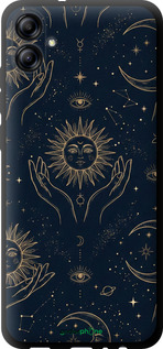 TPU чехол Celestial Harmony: Sun & Moon Gold Mystic Pattern для Samsung Galaxy A04e A042F - 6778b-2908 изображение 