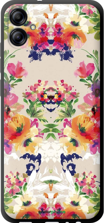 TPU чехол Квітковий візерунок для Samsung Galaxy A04e A042F - 1083b-2908 изображение 