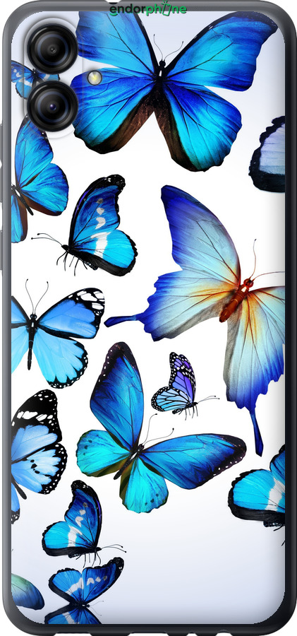 Силиконовый чехол Бабочки для Samsung Galaxy A04e A042F - 6023u-2908 изображение 