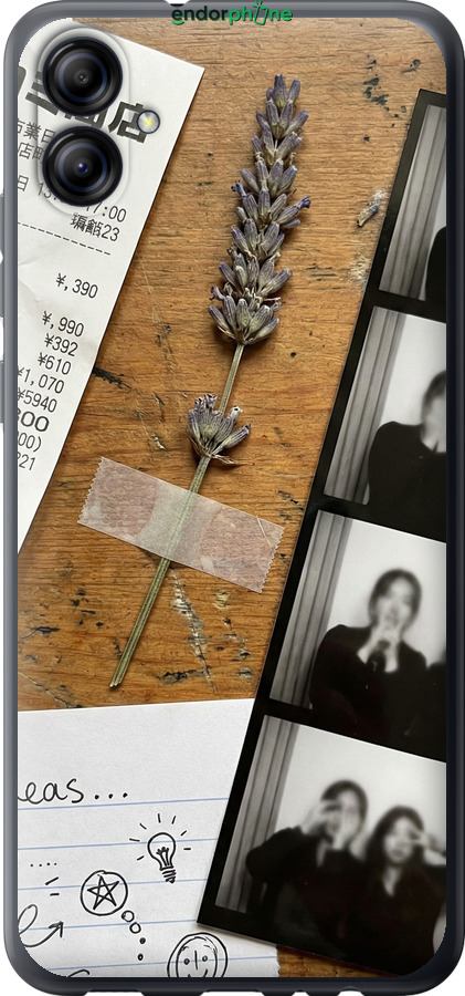 Силиконовый чехол Aesthetic Scrapbook Collage для Samsung Galaxy A04e A042F - 6773u-2908 изображение 