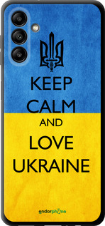 TPU чехол Keep calm and love Ukraine v2 для Samsung Galaxy A04s - 1114b-2877 изображение 