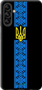 TPU чехол Тризуб в вышиванке для Samsung Galaxy A04s - 1158b-2877 изображение 
