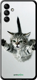 TPU чехол Летящий котёнок для Samsung Galaxy A04s - 2322b-2877 изображение 
