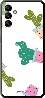 TPU чехол Кактусы в горшочках для Samsung Galaxy A04s - 3968b-2877 изображение 