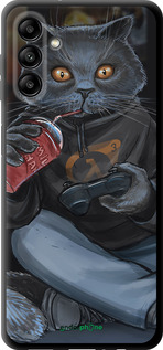TPU чехол gamer cat для Samsung Galaxy A04s - 4140b-2877 изображение 