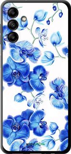 TPU чехол Голубые орхидеи для Samsung Galaxy A04s - 4406b-2877 изображение 