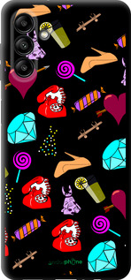 TPU чехол stickers для Samsung Galaxy A04s - 4757b-2877 изображение 