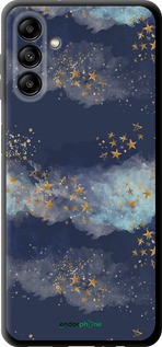 TPU чехол Ночь золотые звезды для Samsung Galaxy A04s - 5421b-2877 изображение 