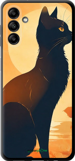 TPU чехол Черная кошка v2 для Samsung Galaxy A04s - 5830b-2877 изображение 