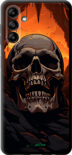 TPU чехол Череп в пещере для Samsung Galaxy A04s - 5959b-2877 изображение 