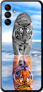 TPU чехол Тигр для Samsung Galaxy A04s - 6016b-2877 изображение 