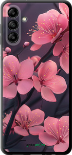 TPU чехол 'Пурпурная сакура' для Samsung Galaxy A04s изображение 4