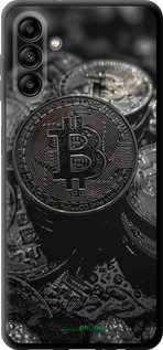 TPU чехол Black Bitcoin для Samsung Galaxy A04s - 6090b-2877 изображение 