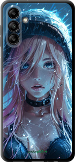 TPU чехол Аниме-дива под дождем для Samsung Galaxy A04s - 6120b-2877 изображение 