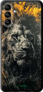 TPU чехол Лев в золотых красках для Samsung Galaxy A04s - 6155b-2877 изображение 