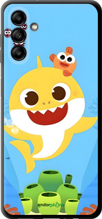 TPU чехол Бейби Шарк для Samsung Galaxy A13 5G - 6303b-3853 изображение 
