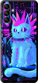 TPU чехол Кот панк для Samsung Galaxy A13 5G - 6311b-3853 изображение 