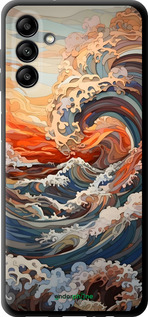 TPU чехол Арт волны для Samsung Galaxy A04s - 6324b-2877 изображение 
