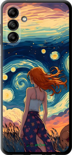 TPU чехол Девушка Арт для Samsung Galaxy A04s - 6325b-2877 изображение 