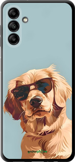 TPU чехол Пес в очках для Samsung Galaxy A04s - 6381b-2877 изображение 
