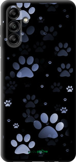 TPU чехол С синими отпечатками лап для Samsung Galaxy A04s - 6441b-2877 изображение 