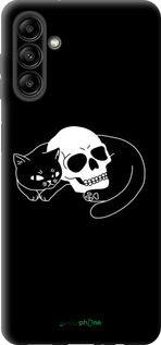 TPU чехол С изображением кота и черепа для Samsung Galaxy A04s - 6491b-2877 изображение 