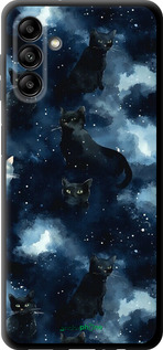 TPU чехол Изображение Кошек с тёмной акварелью для Samsung Galaxy A04s - 6521b-2877 изображение 