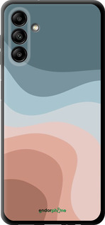 TPU чехол С синими и розовыми волнами в стиле ретро для Samsung Galaxy A04s - 6532b-2877 изображение 