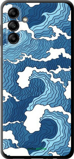 TPU чехол Абстрактный рисунок морских волн для Samsung Galaxy A13 5G - 6538b-3853 изображение 