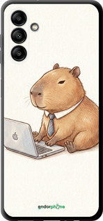 TPU чехол Funny Capybara CEO Working для Samsung Galaxy A04s - 6777b-2877 изображение 
