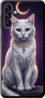 TPU чехол Mystic White Cat Gothic Dark Purple Gold для Samsung Galaxy A04s - 6805b-2877 изображение 