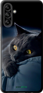 TPU чехол 'Дымчатый кот' для Samsung Galaxy A04s изображение 2