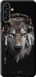 TPU чехол Волк-меломан для Samsung Galaxy A04s - 875b-2877 изображение 