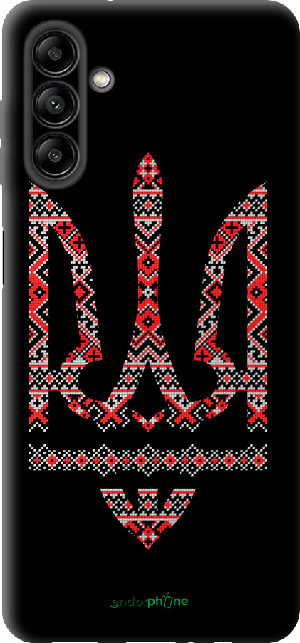 TPU чехол Герб - вышиванка на черном фоне для Samsung Galaxy A04s - 1196b-2877 изображение 