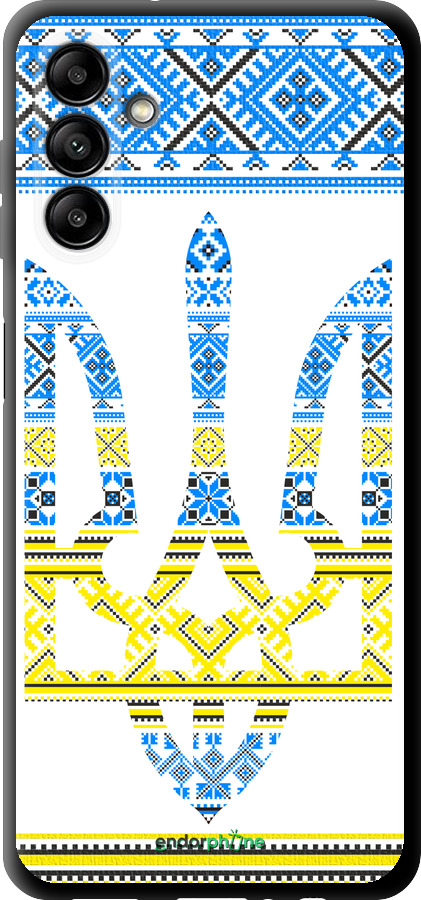 TPU чехол Герб - вышиванка желто-голубая для Samsung Galaxy A04s - 1197b-2877 изображение 