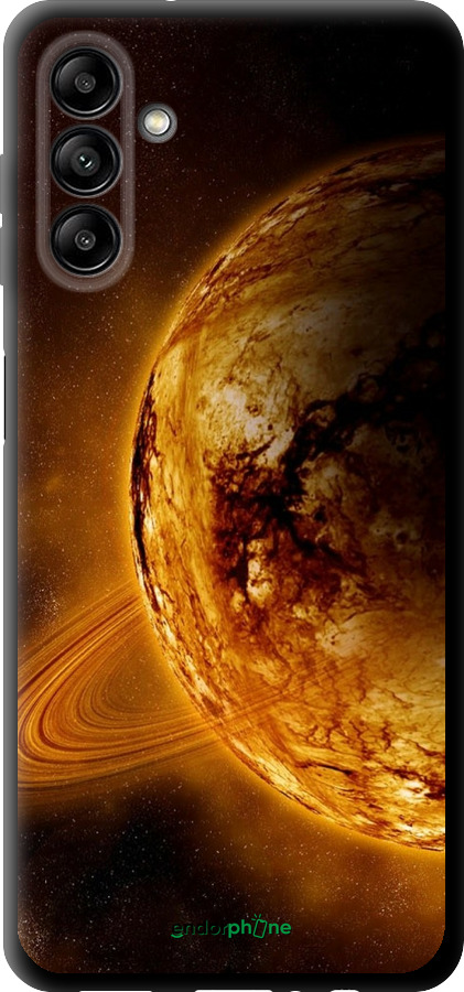 TPU чехол Жёлтый Сатурн для Samsung Galaxy A04s - 170b-2877 изображение 