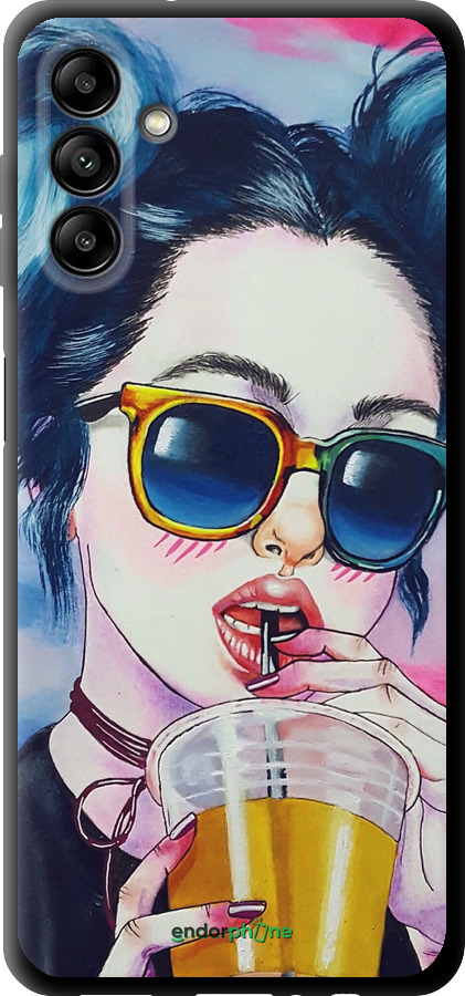 TPU чехол Арт-дівчина в окулярах для Samsung Galaxy A13 5G - 3994b-3853 изображение 