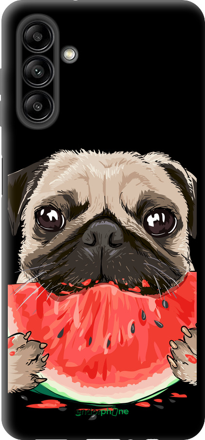 TPU чехол Мопс и арбуз для Samsung Galaxy A04s - 4665b-2877 изображение 