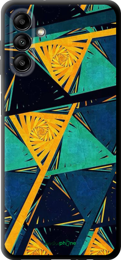 TPU чехол Арт, абстракция, желтый, синий для Samsung Galaxy A13 5G - 5382b-3853 изображение 
