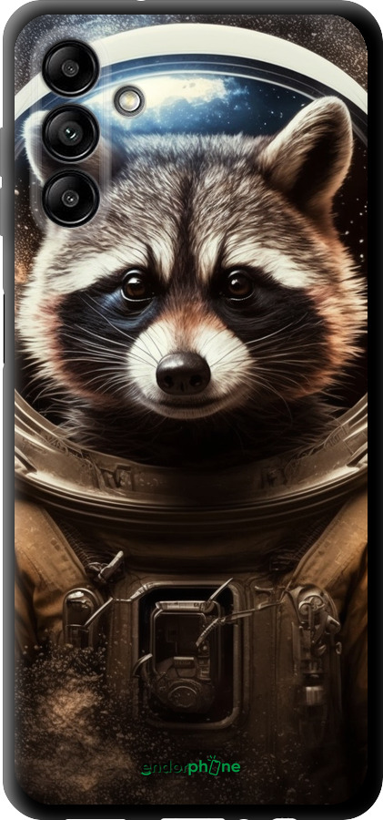 TPU чехол Raccoon austronaut для Samsung Galaxy A04s - 5581b-2877 изображение 